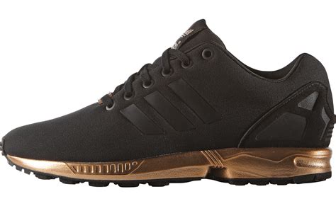 adidas zx flux zwart goud